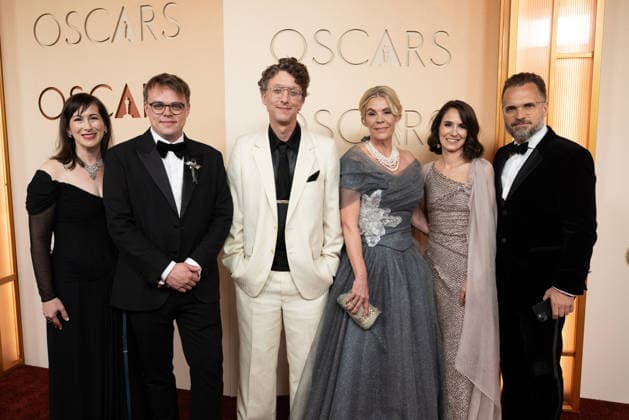 98th Oscars, Academy Awards Robin Hessman, Pavel Talankin, David Borenstein, Helle Faber, Alzbeta Karaskova, and Radovan Sibrt arrive on the red carpet of the 98th Oscars at the Dolby Theatre at Ovation Hollywood on Sunday, March 15, 2026., Credit: A.M.P.A.S. Avalon United States of America, CA, Hollywood, Dolby Theater Copyright: x A.M.P.A.S.x xAvalonx 1083312832