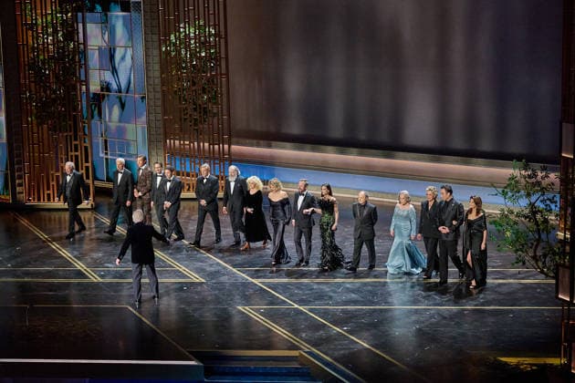 98th Oscars, Academy Awards Michael McKean, Christopher Guest, Jerry O Connell, Wil Wheaton, Fred Savage, Cary Elwes, Mandy Patinkin, Carol Kane, Billy Crystal, Meg Ryan, Kiefer Sutherland, Demi Moore, Kevin Pollak, Kathy Bates, Annette Bening, John Cusack and Daphne Zuniga onstage during the 98th Oscars at the Dolby Theatre at Ovation Hollywood on Sunday, March 15, 2026., Credit:Avalon.red Avalon United States of America, CA, Hollywood, Dolby Theater Copyright: xAvalon.redx xAvalonx 1083407012