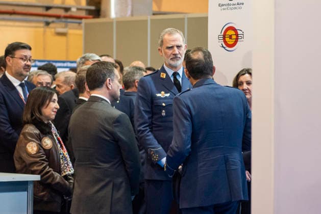 The King attends the technological demonstration days of the Connected, Sustainable and Intelligent Air Base BASCI King Felipe VI attends the technological demonstration days of the Connected, Sustainable and Intelligent Air Base BACSI , at Los Llanos Air Base, on March 18, 2026, in Albacete, Castilla La Mancha Spain The Kings visit is part of the inauguration of the Technological Demonstration Days BACSI 2026, an Air and Space Army exercise that shows digitalization, connectivity and sustainability projects for air bases, with the presence of companies, universities and demonstrations at Los Llanos Air Base 18 MARCH 2026 Víctor Ferná Albacete Castilla La Mancha Albacete Castilla La Mancha Castilla La Mancha Espana Copyright: xVictorxFernandezx 7377326
