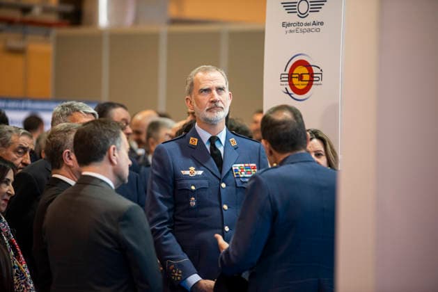 The King attends the technological demonstration days of the Connected, Sustainable and Intelligent Air Base BASCI King Felipe VI attends the technological demonstration days of the Connected, Sustainable and Intelligent Air Base BACSI , at Los Llanos Air Base, on March 18, 2026, in Albacete, Castilla La Mancha Spain The Kings visit is part of the inauguration of the Technological Demonstration Days BACSI 2026, an Air and Space Army exercise that shows digitalization, connectivity and sustainability projects for air bases, with the presence of companies, universities and demonstrations at Los Llanos Air Base 18 MARCH 2026 Víctor Ferná Albacete Castilla La Mancha Albacete Castilla La Mancha Castilla La Mancha Espana Copyright: xVictorxFernandezx 7377327