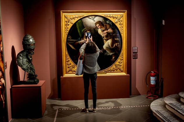 Exhibition VASARI AND ROME 7ROME, ITALY - MARCH 19: The dialogue between Giorgio Vasari (1511 1574) and the Eternal City comes to life at the Capitoline Museums with the exhibition Vasari and Rome, a show celebrating the master from Arezzo as a central figure in Rome™s cultural scene. On display are over seventy works, including drawings, prints, engravings, letters, medals, sculptures, and paintings, among which are sixteen autographs along with seven drawings From March 20 to July 19, 2026, Palazzo Caffarelli on March 19, 2026 in Rome, Italy. Rome Italy Copyright: xStefanoxMontesix