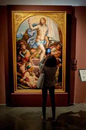 Exhibition VASARI AND ROME ROME, ITALY - MARCH 19: The dialogue between Giorgio Vasari (1511 1574) and the Eternal City comes to life at the Capitoline Museums with the exhibition Vasari and Rome, a show celebrating the master from Arezzo as a central figure in Rome™s cultural scene. On display are over seventy works, including drawings, prints, engravings, letters, medals, sculptures, and paintings, among which are sixteen autographs along with seven drawings From March 20 to July 19, 2026, Palazzo Caffarelli on March 19, 2026 in Rome, Italy. Rome Italy Copyright: xStefanoxMontesix