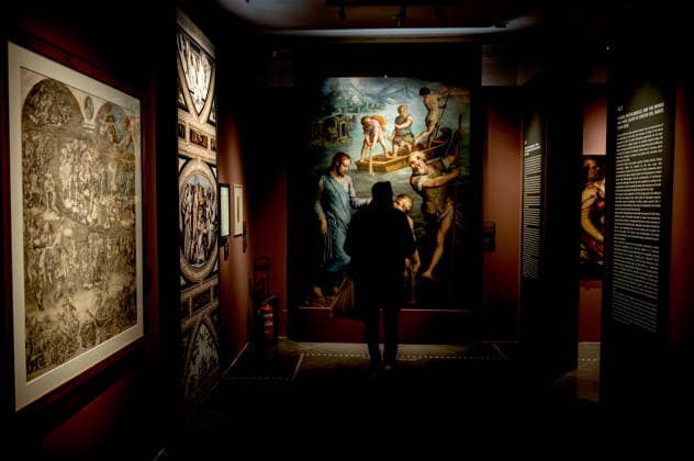 Exhibition VASARI AND ROME ROME, ITALY - MARCH 19: The dialogue between Giorgio Vasari (1511 1574) and the Eternal City comes to life at the Capitoline Museums with the exhibition Vasari and Rome, a show celebrating the master from Arezzo as a central figure in Rome™s cultural scene. On display are over seventy works, including drawings, prints, engravings, letters, medals, sculptures, and paintings, among which are sixteen autographs along with seven drawings From March 20 to July 19, 2026, Palazzo Caffarelli on March 19, 2026 in Rome, Italy. Rome Italy Copyright: xStefanoxMontesix