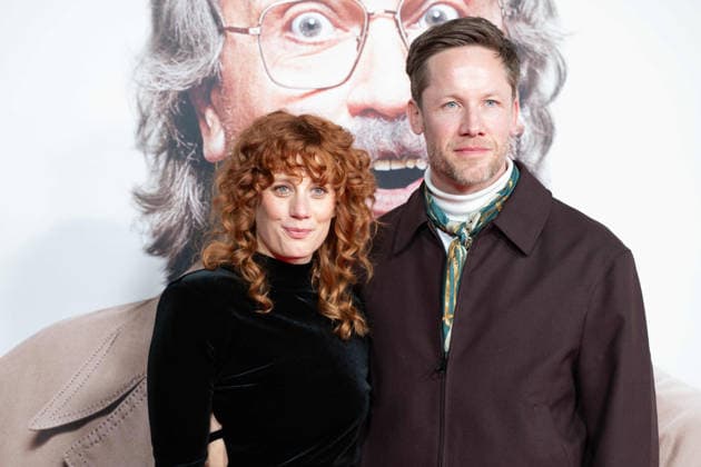 von links: Laura THOMAS, Nikolaus BENDA, Schauspieler, Roter Teppich, Red Carpet Show, Ankunft, arrival, Filmpremiere HORST SCHLAEMMER SUCHT DAS GLUECK, Schlämmer, in der Lichtburg in Essen, 19.03.2026.
