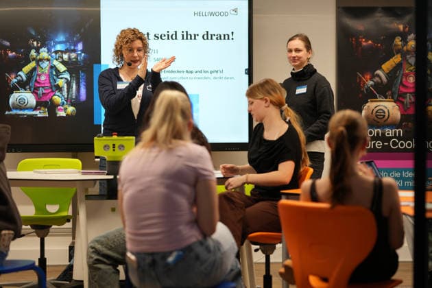 Buchmesse Leipzig GER, Leipzig,20260319, Buchmesse Leipzig, Messehalle , Digitale Schule, Helliwood, Geschäftsbereich , Förderverein für Jugend und Sozialarbeit, Bildung, interaktiver Unterricht