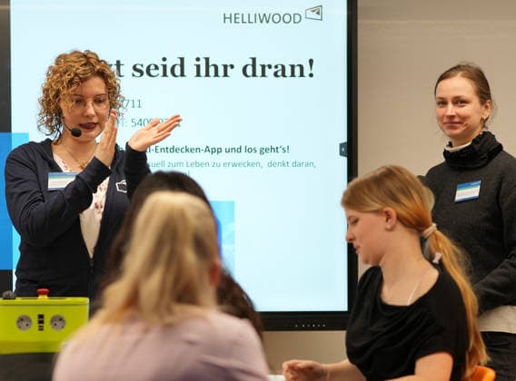 Buchmesse Leipzig GER, Leipzig,20260319, Buchmesse Leipzig, Messehalle , Digitale Schule, Helliwood, Geschäftsbereich , Förderverein für Jugend und Sozialarbeit, Bildung, interaktiver Unterricht