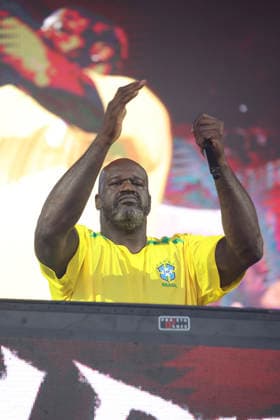 Sao Paulo (SP), 03 20 2026 - Culture Shows Festival DJ Diesel - Shaquille O Neal performs as DJ Diesel at Lollapalooza Brazil 2026. Using the stage name DJ Diesel (one of his nicknames on the dance floor), Shaq performed on the Perry s stage, dedicated to electronic music, this Friday, March 20, 2026. NBA legend Shaquille O Neal will perform as DJ Diesel at Lollapalooza Brazil 2026. (Foto: Leco Viana Thenews2 imago images) Sao Paulo (SP), 03 20 2026 - Culture Shows Festival DJ Diesel - Shaquille O Neal performs as DJ Diesel at Lollapalooza Brazil 2026. Using the stage name DJ Diesel (one of his nicknames on the dance floor), Shaq performed on the Perry s stage, dedicated to electronic music, this Friday, March 20, 2026. Copyright: xLecoxVianax