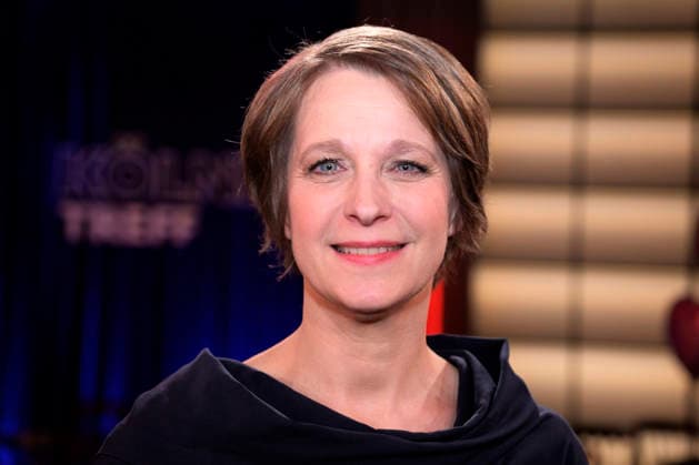Barbara Pachl-Eberhart, Autorin, Portraet, Porträt, Portrait, Einzelfoto, angeschnittenes Foto, zu Gast in der Sendung ,,Koelner Treff,, im WDR Fernsehen, 20.03.2026. Â