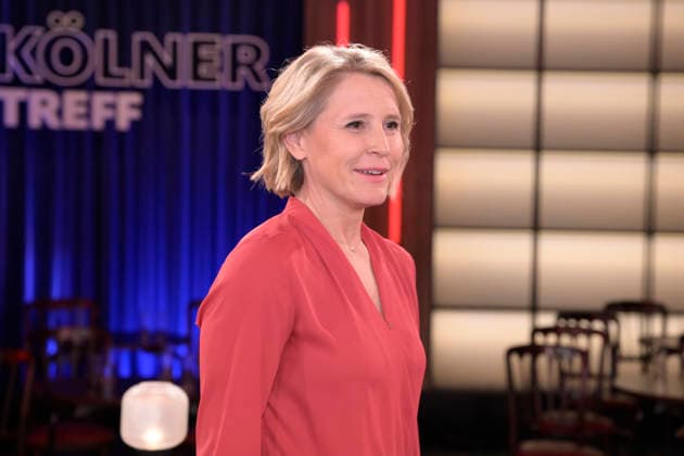 Susan Link, Moderatorin, Portraet, Porträt, Portrait, Einzelfoto, angeschnittenes Foto, in der Sendung ,,Koelner Treff,, im WDR Fernsehen, 20.03.2026. Â