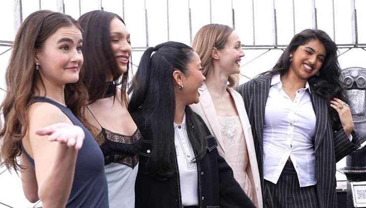 Maddie Ziegler, Lana Condor, Iris Apatow, Millicent Simmonds and Avantika to Visit the Empire State Building Ahead of the Premiere of Prime Video™s Pretty Lethal. (NEW) Maddie Ziegler, Lana Condor, Iris Apatow, Millicent Simmonds and Avantika to Visit the Empire State Building Ahead of the Premiere of Prime Video™s Pretty Lethal. March 23, 2026, New York, USA: Actresses (L-R) Millicent Simmonds, Maddie Ziegler, Lana Condor, Iris Apatow and Avantika Visit the Empire State Building ahead of the Premiere of Prime Video™s Pretty Lethal. Credit: Jorge Estrellado Thenews2 (Foto: Jorge Estrellado Thenews2 imago images) Maddie Ziegler, Lana Condor, Iris Apatow, Millicent Simmonds and Avantika to Visit the Empire State Building Ahead of the Pr Copyright: xJorgexEstrelladox