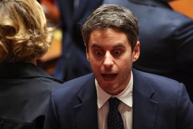 NEWS : Questions au Gouvernement - Assemblee Nationale - Paris - 24 03 2026 Gabriel Attal ParisFrance Copyright: xMichtofx