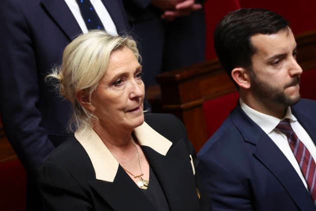 NEWS : Questions au Gouvernement - Assemblee Nationale - Paris - 24 03 2026 Marine Le Pen - Jean-Philippe Tanguy ParisFrance Copyright: xMichtofx