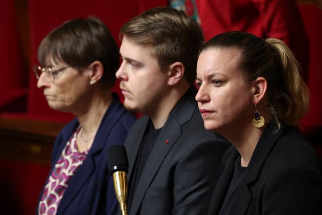 NEWS : Questions au Gouvernement - Assemblee Nationale - Paris - 24 03 2026 Mathilde Panot - Louis Boyard ParisFrance Copyright: xMichtofx