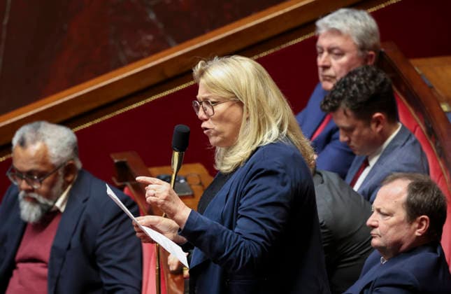 NEWS : Questions au Gouvernement - Assemblee Nationale - Paris - 25 03 2026 Danielle Simonnet ParisFrance Copyright: xMichtofx