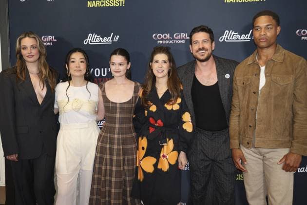Sherry Cola, Marisa Tomei, Ciara Bravo, Ann Marie, Allison, Marco Pigossi, Marcus Emanuel Mitchell at arrivals for YOU RE DATING A NARCISSIST! Premiere, The London West Hollywood, Los Angeles, CA, March 26, 2026. Photo By: Elizabeth Goodenough Everett Collection YOU RE DATING A NARCISSIST! Premiere PUBLICATIONXNOTxINxCANxCHNxFRAxITAxJPNxNORxPOLxRUSxESPxUKxUSA
