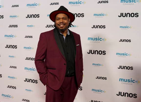 March 28, 2026, Hamilton, On, CAN: Alexis Baro y la Big Band, nominated for Jazz Album of the Year, Group, on the red carpet at the 2026 Juno Awards Gala in Hamilton, Saturday, March 28, 2026. Hamilton CAN - ZUMAc35_ 20260328_zaf_c35_141 Copyright: xPeterxPowerx