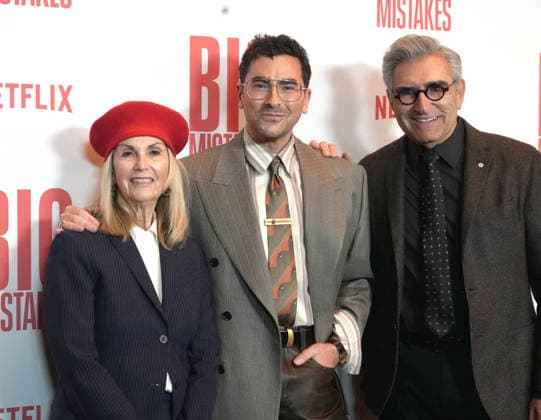 April 6, 2026, New York, Ny, USA: DEBORAH DIVINE, DAN LEVY, and EUGENE LEVY attend Netflixâ€⠢s Big Mistake New York Premiere,.The Russian Tea Room, NYC.April 6, 2026. . Netflixâ€⠢s Big Mistake New York Premiere,.The Russian Tea Room, NYC.April 6, 2026. New York USA - ZUMAms4_ 20260406_faf_ms4_026 Copyright: xSoniaxMoskowitzxGordonx