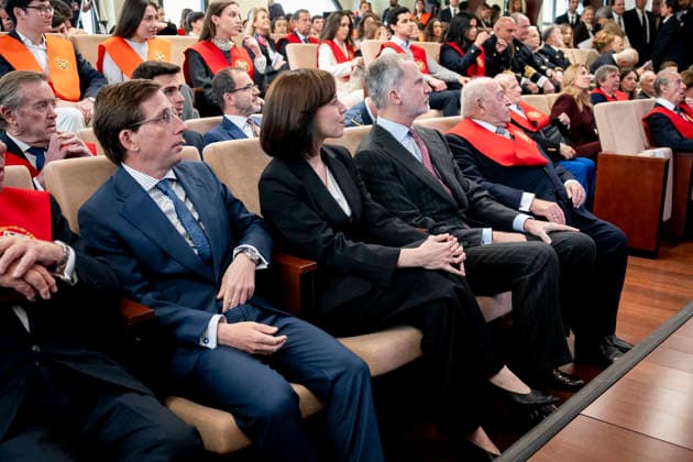 The King presides over the inauguration of the new university campus of the IEB The Minister of Science, Innovation and Universities, Diana Morant c , King Felipe VI d and the Mayor of Madrid, José Luis Martínez Almeida I , during the inauguration of the new university campus of the Instituto de Estudios Bursátiles IEB , on April 8, 2026, in Madrid Spain Although the University Campus of the Instituto de Estudios Bursátiles IEB has been officially inaugurated today, it started its activity in 1989, as a Business School that launched the first Master in Stock Exchange and Financial Markets in Spain and in the Spanish-speaking world 08 APRIL 2026 A Pé Madrid Madrid Spain Copyright: xA.xPÃ rezxMecax 7422769