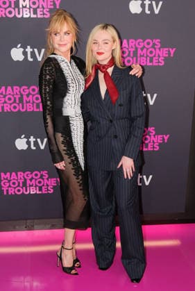 NEW YORK, NEW YORK - APRIL 08: Nicole Kidman & Elle Fanning at Apple s Margo s Got Money Troubles premiere at Regal Union Square on April 08, 2026 in New York City.. Copyright: xAdMediax xMediaPunchx