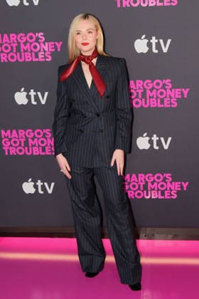 NEW YORK, NEW YORK - APRIL 08: Elle Fanning at Apple s Margo s Got Money Troubles premiere at Regal Union Square on April 08, 2026 in New York City.. Copyright: xAdMediax xMediaPunchx