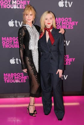 NEW YORK, NEW YORK - APRIL 08: Nicole Kidman & Elle Fanning at Apple s Margo s Got Money Troubles premiere at Regal Union Square on April 08, 2026 in New York City.. Copyright: xAdMediax xMediaPunchx