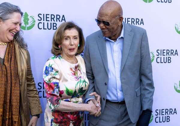 April 8, 2026, Los Angeles, California, USA: American Executive Director of Sierra Club LAUREN BLACKFORD; Movie Star MORGAN FREEMAN, 88, and Former Speaker of the House NANCY PELOSI, 86, together on the Red Carpet at the Skirball Cultural Center in Los Angeles, California before the Sierra Club Trailblazerâ€⠢s Ball. LENIER will receive the Sierraâ€⠢s Clubâ€⠢s Trail Blazer Award, PELOSI the Lifetime Achievement Award and FREEMAN the Visionary Award. Los Angeles USA - ZUMAk144 20260408_znp_k144_029 Copyright: xAmyxKatzx