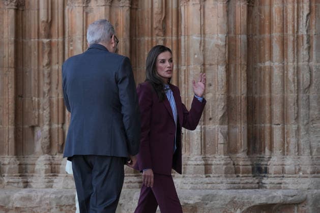 Queen Letizia meets with the Associació de Dones Empresàries Queen Letizia, meets with the Associació de Dones Empresàries de Lleida, on April 9, 2026, in Lleida, Catalunya Espana The meeting, held in the Seu Vella de Lleida and behind closed doors, is part of the events of the 20th anniversary of the association and precedes the delivery of the XVI Premis Ap Lleida, which recognize the leadership and trajectory of women entrepreneurs and professionals of the territory, is part of the events of the 20th anniversary of the association and precedes the delivery of the XVI Premis Ap Lleida, which recognizes the leadership and career of businesswomen and professionals in the territory 09 APRIL 2026 Lleida, Catalunya Lleida, Catalunya Spain Copyright: xDavidxZorrakinox 7426322