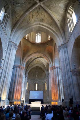 April 9, 2026, Lleida, Cataluna, Spain: Queen Letizia of Spain attends the 16th Ap!Lleida Awards ceremony at Catedral de la Seu Vella on April 9, 2026 in Lleida, Spain Lleida Spain - ZUMAg15_ 20260409_zaf_g15_046 Copyright: xJackxAbuinx