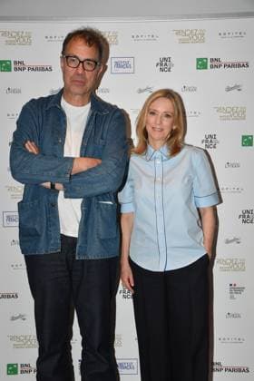 Rome, Hotel Sofitel Photocall Rendez-Vous, Pictured: Dominik Moll Lea Drucker Copyright: xVincenzoxLandix xipa-agency.netx xVincenzoxLandix IPA_Agency_IPA73847202