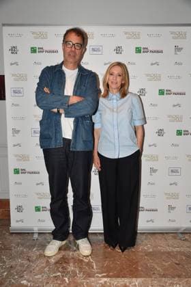 Rome, Hotel Sofitel Photocall Rendez-Vous, Pictured: Dominik Moll Lea Drucker Copyright: xVincenzoxLandix xipa-agency.netx xVincenzoxLandix IPA_Agency_IPA73847211