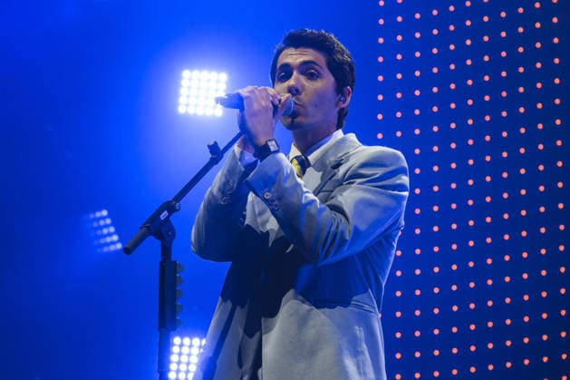 Music Concert - Fulminacci - Palazzacci Tour 2026 Fulminacci - stage name of Filippo Uttinacci - performs live during the concert of Palazzacci Tour 2026 on stage of Palazzo dello Sport on April 09, 2026 in Rome, Italy Rome Palazzo dello Sport Italy Copyright: xRobertoxBettacchix xLiveMediax LPM_2381075