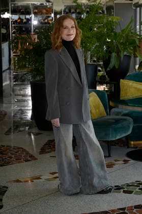 April 8, 2026, Rome, Italy: Isabelle Huppert attends the photocall of movie La donna più ricca del mondo (La femme la plus riche au monde) at Sofitel Hotel Villa Borghese. Rome Italy - ZUMAs197 20260408_aaa_s197_171 Copyright: xMarioxCartellix