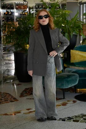April 8, 2026, Rome, Italy: Isabelle Huppert attends the photocall of movie La donna più ricca del mondo (La femme la plus riche au monde) at Sofitel Hotel Villa Borghese. Rome Italy - ZUMAs197 20260408_aaa_s197_179 Copyright: xMarioxCartellix