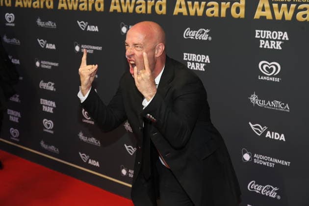 Der Graf von Unheilig bei der Verleihung des 26. Radio Regenbogen Award 2026 in der Europa-Park Arena. Rust, 10.04.2026