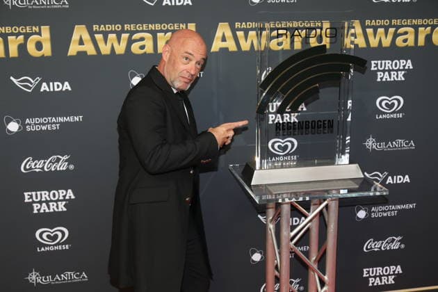 Der Graf von Unheilig bei der Verleihung des 26. Radio Regenbogen Award 2026 in der Europa-Park Arena. Rust, 10.04.2026