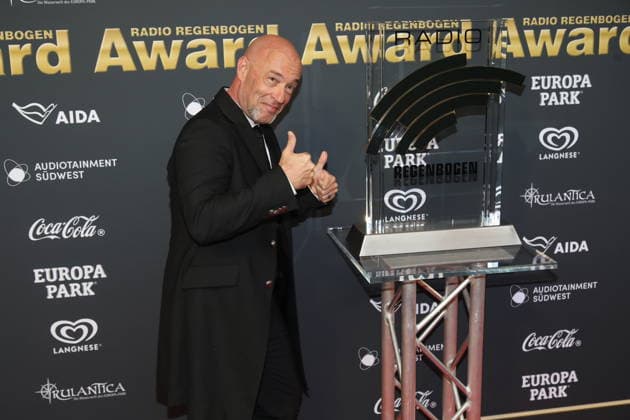 Der Graf von Unheilig bei der Verleihung des 26. Radio Regenbogen Award 2026 in der Europa-Park Arena. Rust, 10.04.2026