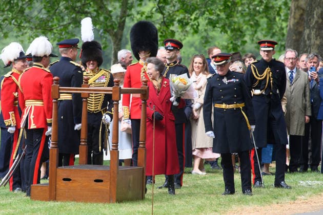 41 Gun Royal Salute for Third Anniversary of King Charles III s Coronation at Hyde Park, London, UK - Wednesday 6 May 2026 Princess Anne - The Princess Royal inspects The King s Troop, Royal Horse Artillery after performing a 41 gun Royal Salute to mark the Third Anniversary of the Coronation of King Charles III on the 6th May - Hyde Park, London, England, UK on Wednesday 6 May, 2026. Credit Justin, Credit:Justin Ng Avalon UK, England, London, Hyde Park Copyright: xJustinxNgx xAvalonx 1096902402