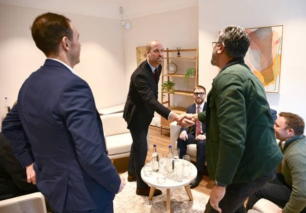 The Prince Of Wales Officially Opens James Place Birmingham BIRMINGHAM, ENGLAND - MAY 11: Prince William, Prince of Wales during the official opening of James Place Birmingham on May 11, 2026 in Birmingham, England. With established centres in Liverpool, London and Newcastle, the charity aims to provide free, rapid-access therapy and life-saving support for men in suicidal crisis., Credit:Eamonn M. McCormack PA ROTA - B68 Avalon United Kingdom, England, Birmingham Copyright: xEamonnxM.xMcCormackx xPAxROTAx-xB68x xAvalonx 1098185600