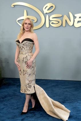 May 12, 2026, New York, Ny, USA: LINDSAY LOHAN attends the Disney Upfront 2026 Red Carpet Talent.The Javits Center, NYC.May 12, 2026. . Disney Upfront 2026 Red Carpet Talent.The Javits Center, NYC.May 12, 2026. . Disney Upfront 2026 Red Carpet Talent.The Javits Center, NYC.May 12, 2026. New York USA - ZUMAms4_ 20260512_faf_ms4_017 Copyright: xSoniaxMoskowitzxGordonx