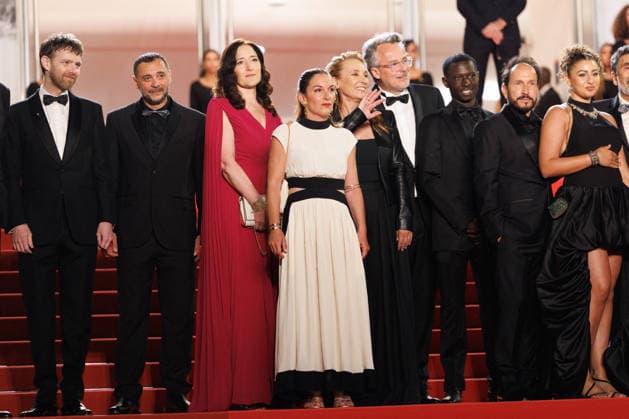 Antoine Reinartz, Nedjim Bouizzoul, guest, Mickaëlle Paty soeur de Samuel Paty , Emmanuelle Bercot, François Kraus, Diamadoua Sissoko, guest, Emma Boumali Montée des marches du film Labandon lors du 79ème Festival International du Film de Cannes, le 13 mai 2026 Jacovides Moreau Bestimage Red carpet for Forsaken at the 79th Cannes International Film Festival on May 13, 2026 Cannes France Copyright: xJACOVIDES-MOREAUx xBESTIMAGExJACOVIDES-MOREAUx xBESTIMAGEx