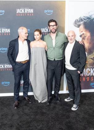 May 15, 2026, Bronx, New York, USA: New York, NY, May 15, 2026: Michael Kelly, Sienna Miller, John Krasinski, Andrew Bernstein attend World Premiere of Amazon MGM Studios Tom Clancy s Jack Ryan: Ghost War at Regal Times Square Bronx USA - ZUMAr339 20260515_znp_r339_069 Copyright: xLevxRadinx