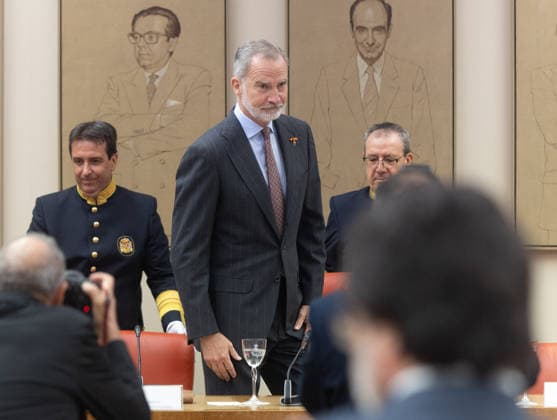 The King presides over the award ceremony of the VI Premio 15 de Junio King Felipe VI, during the award ceremony of the VI Premio 15 de Junio a los Valores Constitucionales, at the Congress of Deputies, June 15, 2026, in Madrid Spain In this edition, the Award goes to journalist and writer Miguel Ángel Aguilar in recognition of an exemplary career in defense of freedom of expression and freedom of the press, two fundamental constitutional values which, moreover, represent an essential counterweight for the proper functioning of any democracy June 15, 1977 marks one of the most important moments in Spains recent history, the first democratic elections in which all Spaniards voted freely after forty years of dictatorship 15 JUNE 2026 Madrid Copyright: xEduardoxParrax 7598533