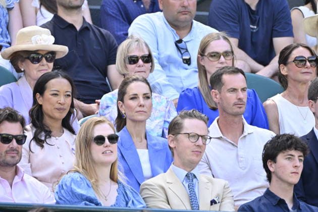Tennis - Wimbledon 2026 - ITF - The Championships - 02 06 2026 - Tennis - Wimbledon 2026 - ITF - The Championships - 02 06 2026 - Kate Princesse de Galles assiste au match sur le court numero 1 en compagnie d Andy Murray - Amgleterre London Copyright: xChryslenexCaillaud Psnewzx