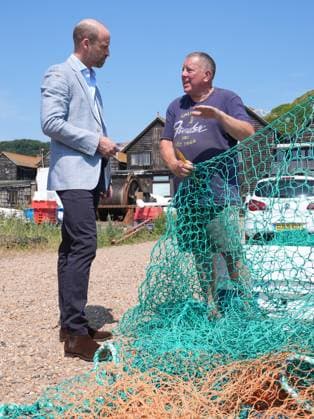 The Prince of Wales (left) talking to fisherman Steve Gurka in the Old Town, dur The Prince of Wales (left) talking to fisherman Steve Gurka in the Old Town, during his visit to Hastings, East Sussex, to highlight the town s fishing community and the vital work of local youth-led and community-driven organisations. Picture date: Thursday July 9, 2026., Credit:Avalon.red PA ROTA - B68 Avalon UK, Hastings Copyright: xAvalon.redx xPAxROTAx-xB68x xAvalonx 1115490142