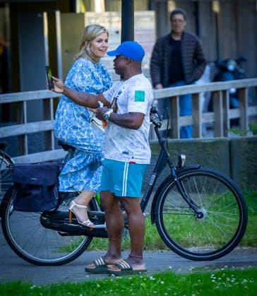 09-07-2026 Amsterdam Queen Maxima visited ˜G-buurt Noord™ and ˜K-buurt™ in the Zuidoost district in Amsterdam as part of the ˜Debt-Free Neighbourhood™ initiative. Â Copyright: xPPEx
