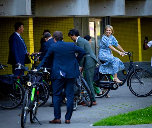 09-07-2026 Amsterdam Queen Maxima visited ˜G-buurt Noord™ and ˜K-buurt™ in the Zuidoost district in Amsterdam as part of the ˜Debt-Free Neighbourhood™ initiative. Â Copyright: xPPEx