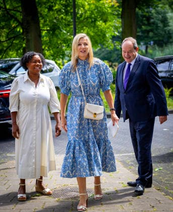 09-07-2026 Amsterdam Queen Maxima visited ˜G-buurt Noord™ and ˜K-buurt™ in the Zuidoost district in Amsterdam as part of the ˜Debt-Free Neighbourhood™ initiative. Â Copyright: xPPEx