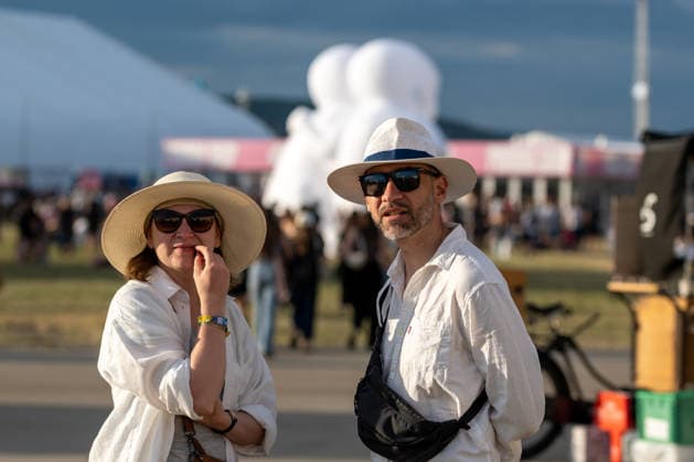 Pohoda festival day 2 in Trencin - 09 Jul 2026 Couple of participants seen during the Pohoda Festival 2026 at Airport Trencin. Pohoda festival the biggest open-air summer music festival in Slovakia, celebrates 30th anniversary. Trencin Slovakia Copyright: xTomasxTkacikx xSOPAxImagesx 20260709-Pohoda-day2-2