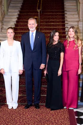 July 14, 2026, Barcelona, Cataluna, Spain: King Felipe VI of Spain, Queen Letizia of Spain, Crown Princess Leonor, Princess Sofia attends Princess of Girona awards ceremony at Gran Teatre del Liceu on July 14, 2026 in Barcelona, Spain Barcelona Spain - ZUMAg15_ 20260714_zaf_g15_001 Copyright: xJackxAbuinx