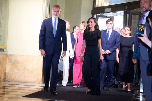 July 14, 2026, Barcelona, Cataluna, Spain: King Felipe VI of Spain, Queen Letizia of Spain, Crown Princess Leonor, Princess Sofia attends Princess of Girona awards ceremony at Gran Teatre del Liceu on July 14, 2026 in Barcelona, Spain Barcelona Spain - ZUMAg15_ 20260714_zaf_g15_005 Copyright: xJackxAbuinx